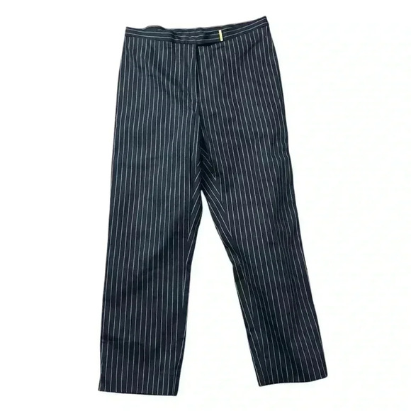 Women’s Lauren Ralph Lauren Navy Striped Pants Size 14 - Picture 1 of 4